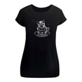 thumbnail image 1 of Playera George para Niña, con Estampados de un Gato Negro Talla 2, 1 of 4