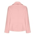 thumbnail image 4 of Sokhug Women's Fall Business Casual Blazers Long Sleeve Notch Lapel Trendy Work Office Blazer Jackets Outerwear, Pink, 4 of 6