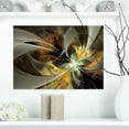 thumbnail image 1 of Design Art - Fleur Fractale Dorée Symétrique, 1 of 3