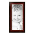 thumbnail image 2 of ArtToFrames 7" x 16" Matte Mahogany with Gold Accent Diploma Picture Frame, 7x16 inch Brown Wood Poster Frame (WOM-5109),  Pack, 2 of 7