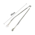 thumbnail image 6 of Sunjoy Tech BBQ Tongs Stainless Steel Sausage Turning Grill Tongs for Bacon Steak Meat Vegetables Long Handle BBQ Grill Flipping Tongs Food-Grade Kitchen Cooking Tongs, 6 of 7