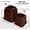 Reddish Brown, variant on Bed Riser, 3 & 5 Inches Adjustable Furniture Risers for 8 Inch Combined Furniture Lift, Under Bed Storage & Dorm Room Essential, Supports Up to 1,300 lbs (4 Set, Brown)