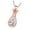 Rose gold, variant on lanema Memory Cremation Urn Jewelry Teardrop Pet Cremation Jewelry Ashes Mini Caskets