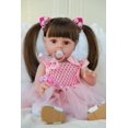 thumbnail image 3 of Muñeca Reborn SCOM Lifelike Girl, 45 cm, silicona para todo el cuerpo, 3+, 3 of 8