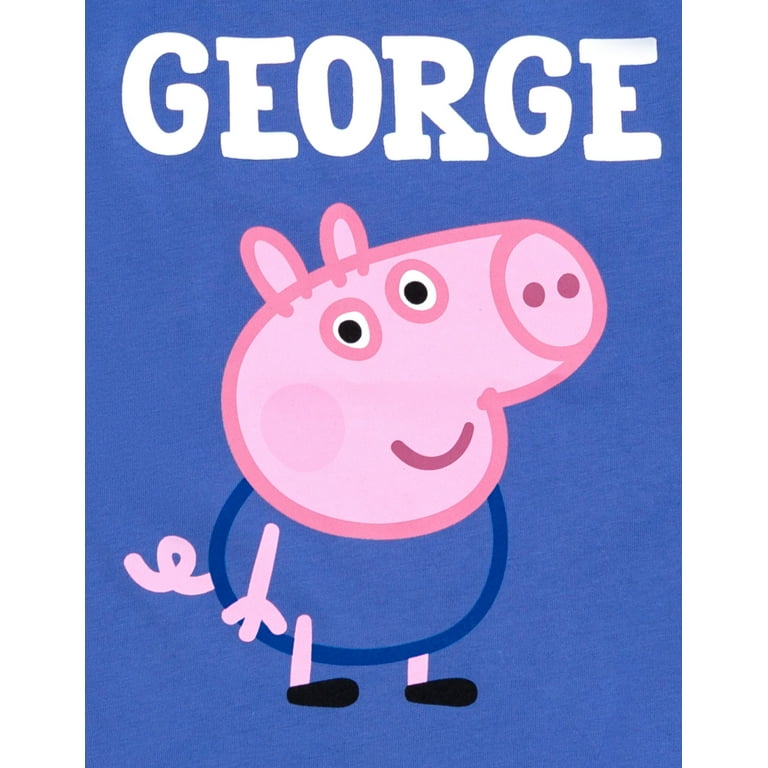 Peppa Pig Maglietta A Maniche Lunghe Per Bambini – George Pig – Colore Verde Con Aculei Di Feltro E Mr. Dino – Ufficiale - 3