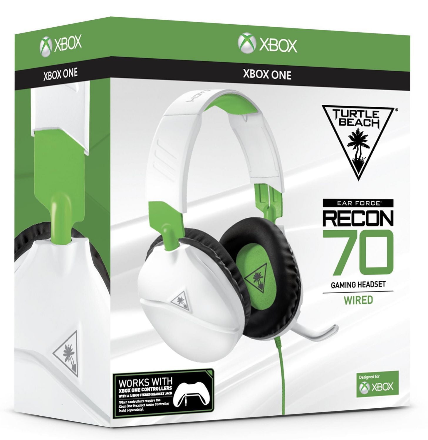 Turtle Beach® Recon 70 Gaming Headset for Xbox One and Xbox Series X|S – White, Xbox One
