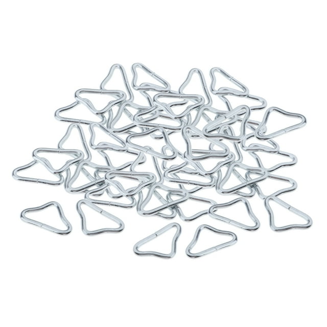 Pack Of 50 Triangle Rings Buckle V-rings For Trampoline Replacement Repair