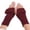 Red2, variant on Winter Half Finger Gloves Fingerless Gloves Short Bow Gloves Autumn And Winter Women'S Cute Wrist Knitted Wool Warm Fingerless Gloves Touchscreen Non-Slip Gloves Khaki One Size