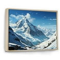 thumbnail image 2 of Designart "Majestic Peaks Of The French Pyrenees III" Landscape Mountains Floater Framed Wall Art Prints, 2 of 5