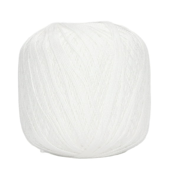 Ccdes Lace Thread,Lace Thread White Anti Pilling Comfortable Washable Cotton Crochet Thread For Knitting Clothes DIY Crafts,Crochet Thread