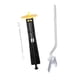 thumbnail image 2 of Kit de válvula de descarga para manija de inodoro, repuestos profesionales con cadena fácil de usar. Amarillo, 2 of 9