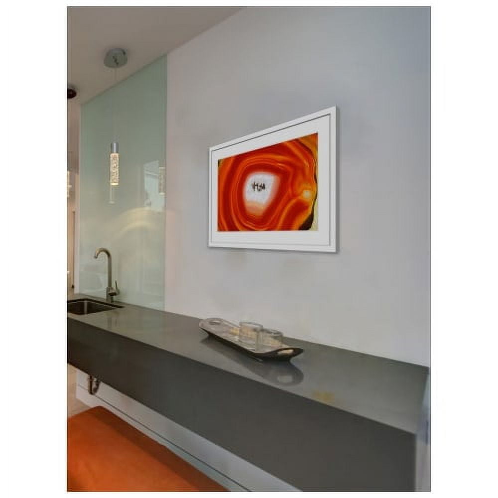 "Mineral Flame" Framed Painting Print