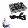 thumbnail image 4 of Clavier Mécanique 8 Touches Raccourci USB Programmable pour Windows &, 4 of 7