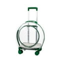 thumbnail image 1 of STARTIST Trolley Case Travel Tote Cats Dogs Crate Rabbit Kennel Pet Rolling Carrier Green, 1 of 9