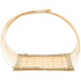 thumbnail image 2 of Woven Tray for Sushi and Snacks Beige Color Lightweight and 10.5 x 7.5 Inches, 2 of 4