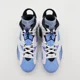 thumbnail image 4 of Ni - ke CT8529-410 Ni - ke Air Jordan 6 UNC University Blue White College Navy (Men's), 4 of 5
