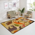 thumbnail image 4 of GZHJMY Soft Foam Nursery Area Rugs Autumn Forest and Animals Non Slip Play Mats for Kids Boys Girls Playing Room Living Room72x48 inch Carpet Runner, 4 of 6