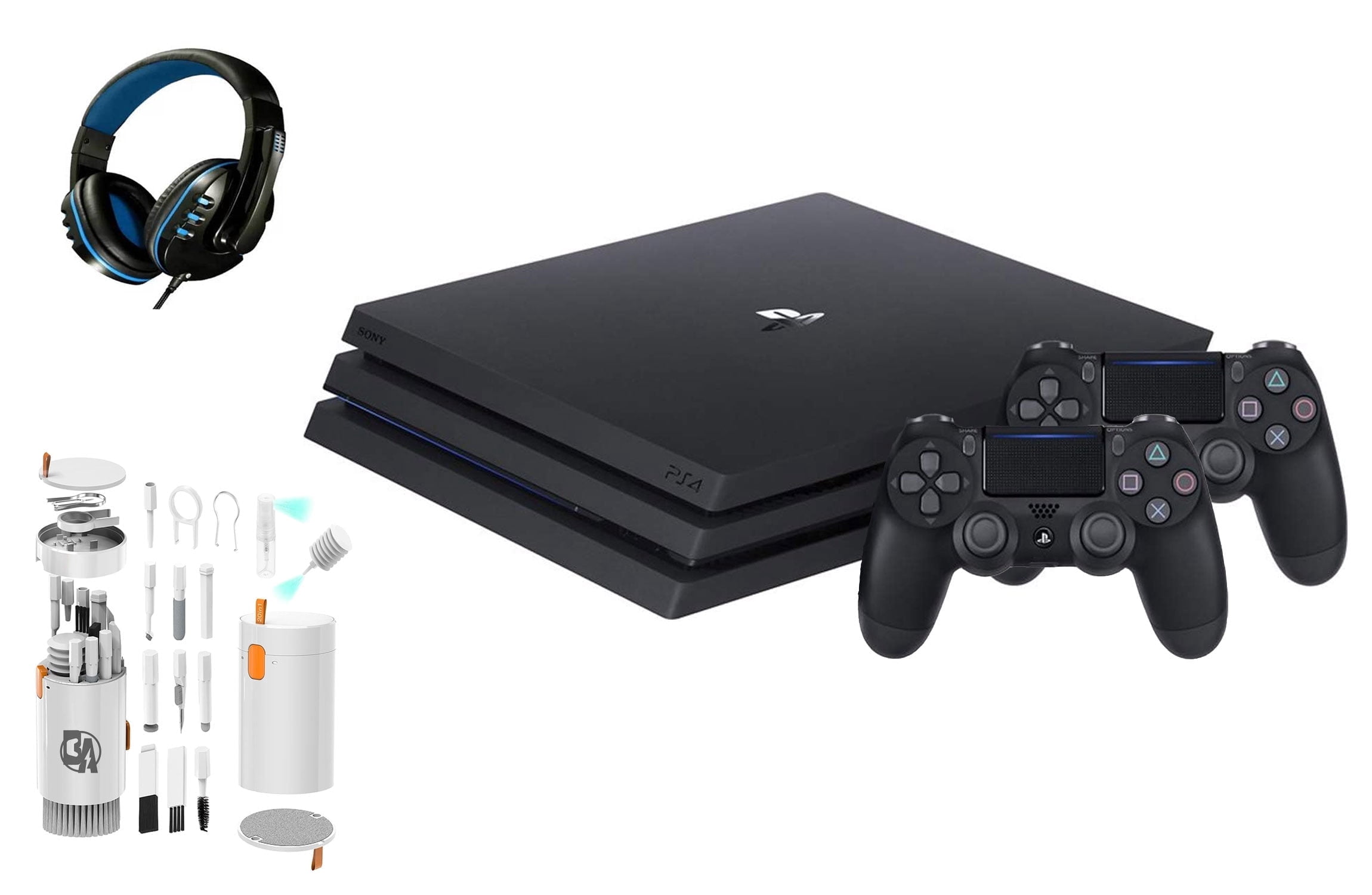 Sony PlayStation 4 Pro 1TB Gaming Console with HDMI Cable and 2
