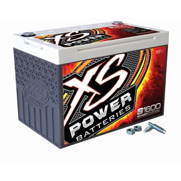 XS Batteries Battery S1600 S Series; AGM Absorbent Glass Mat; 16 Volt; 2000 Max Amps; Top 587 Terminal; 10.24 Inch Length; 6.46 Inch Width; 7.16 Inch Height; 520 Cranking Amps; 33 Ah Capacity