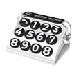 thumbnail image 3 of Miulika Car Parking Number Plate,Parking Phone Number Plate,Vehicle Creative Notification Phone Number Card,Parking Phone Number Card White, 3 of 9