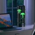thumbnail image 2 of 1 Set USB Powered Jellyfish Lamp Realistic Transparent Sleep Relax Gift Acrylic LED Fantasy Jellyfish Aquarium Lamp, 2 of 8