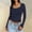 08-Navy, variant on Womens Long Sleeve Shirts Fall Fashion Crop Tops Basic Layer Slim Fit Y2K Clothes 02-Beige M