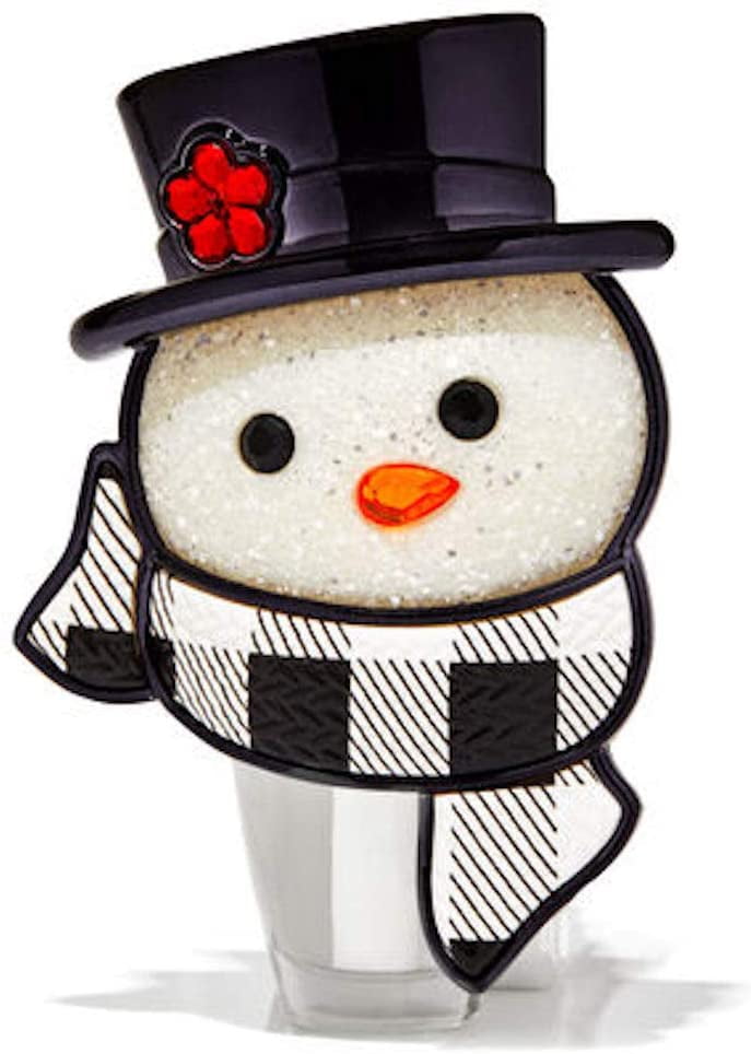 White Barn Candle Company Bath and Body Works Wallflowers Fragrance Plug -  Holiday Styles 2020 (Refills Sold Separately) - Many Styles! (Snowman Head  