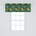 thumbnail image 2 of Ambesonne Floral Window Valance, Fantasy Colorful Flowers, 54" X 18", Multicolor, 2 of 3
