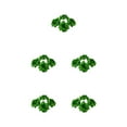 thumbnail image 2 of Baohd 50pack/lot Multi-color Fabric For Wide Application In Weddings And Parties Hats Fiber Realistic Appearance Soft Texture Deep Green 4.5cm 5Set, 2 of 6
