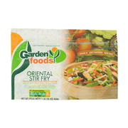 Garden Foods NON GMO Oriental Stir Fry Vegetables, Plastic Bag, 16 oz (Frozen)