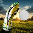 thumbnail image 7 of Golf Club Head Covers Space-Themed Patrick's Figure Waterproof Leather Golf Head Covers for Men Women Driver Head Cover Fairway Headcover for Golf Lovers, 7 of 7
