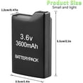 thumbnail image 3 of Sz-61W-Pq Batterie de Puissance 3600 Mah pour Sony Psp 1000, 3 of 5