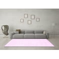thumbnail image 3 of Ahgly Company Indoor Rectangle Solid Pink Modern Area Rugs, 8' x 10', 3 of 4