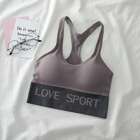 

IWRUHZY LOVE SPORT Womens Fashion Casual Show Thin Yoga Underwear Vest