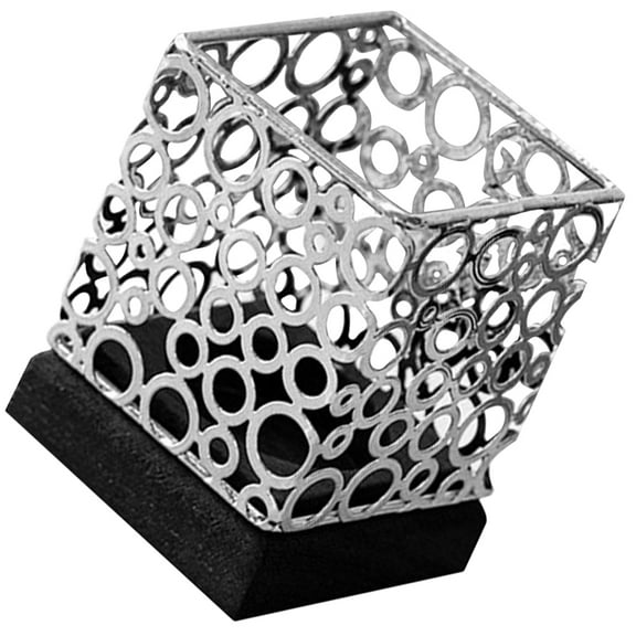 GOOHOCHY Silver Metal Candle Holder for Home Decor HeatResistant Exquisite Design Ideal for Tealight Candles 70100