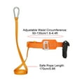 thumbnail image 4 of High Strength Safety Rope High Altitude Work Safety Belt Safety Work Belt Waist Hook Rescue Rope Aerial Work Safety Belt, 4 of 8