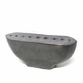 thumbnail image 1 of Soapstone Black Menorah Smolart, 1 of 5