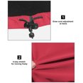 thumbnail image 6 of Women's Lightweight Fleece Softshell Vest Windproof Sleeveless Jacket Outerwear with Zipper Pockets Red XXL, 6 of 8