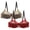 Red, variant on Feancey 2 Pack Push Up Bras for Women Lace Embroidered Plus Size Bra Semi See Through Underwire Brassiere Support Lift Up Bralettes Blue L