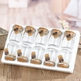thumbnail image 3 of Coofit Bouteille à Souhaits Vide Transparente: 10 Pcs Mini Bouteille en Verre avec Couvercle en Liège, 3 of 8