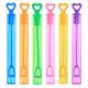 thumbnail image 2 of Botellas de jabón de burbujas vacías con forma de corazón, fabricante de burbujas, juguete para niños (color mezclado) Likrtyny libre de BPA, 2 of 5