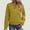 Yellow, variant on Womens Bomber Jackets, Casual Spring Fall Zip up Long Sleeve Outerwear with Pockets Yellow Size 2XL