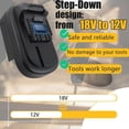 thumbnail image 4 of for Dewalt & for Milwaukee to 12V Adapter, Adapter for Dewalt 18&20V Lithium Battery Convert to for Dewalt 12V DCB120 DCB124 DCB126 Battery Use for Dewalt 12V Cordless Power Tool (Adapter only), 4 of 7