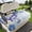 Blue, variant on Golf Cart Seat Covers for 2 Seater,Spring Daisy Blue Microfiber Cart Seat Towel Blanket,Pastoral Botanical White Floral Leaf Absorbent Breathable NonSlip Bench Seats Protector for Golf Course 51"x31"