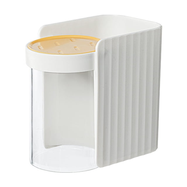Soporte para cepillos de dientes para baño, soporte magnético para pasta de dientes montado en la pared, drenaje que ahorra espacio