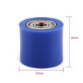 thumbnail image 3 of 10mm Drive Chain Pulley Roller Slider Tensioner Wheel Guide For Street Bike Motorcycle ATV Blue, 3 of 3