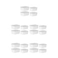 thumbnail image 1 of Matsuzay Contenedor de alimentos apto para microondas - Fácil de ubicar Apilable Apto para microondas Grado alimenticio Blanco lechoso 4 piezas Type2 NO2, 1 of 6