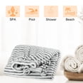 thumbnail image 6 of Unique Bargains Shower Wrap Towel for Women Coral Fleece 1 Pc Gray, 6 of 7