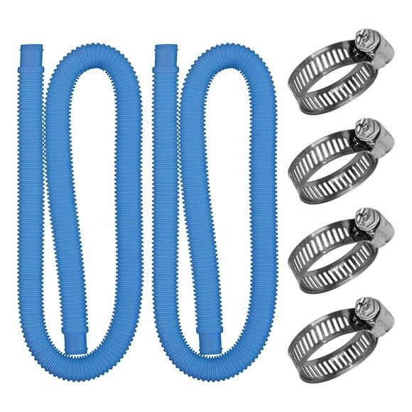 Dvkptbk 2-Piece Set 1.25-Inch Pool Hose 39-Inch Long Accessory Pool Pump Replacement Hose Above Ground Pool Filter Pump Using 1 1/4 Diameter Hose