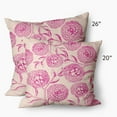 thumbnail image 3 of 26" x 26" Simply Daisy Antique Flowers Decorative Throw Pillow, 3 of 3